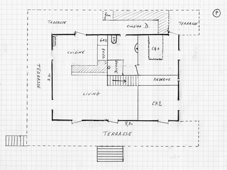 plan du rez de chaussée