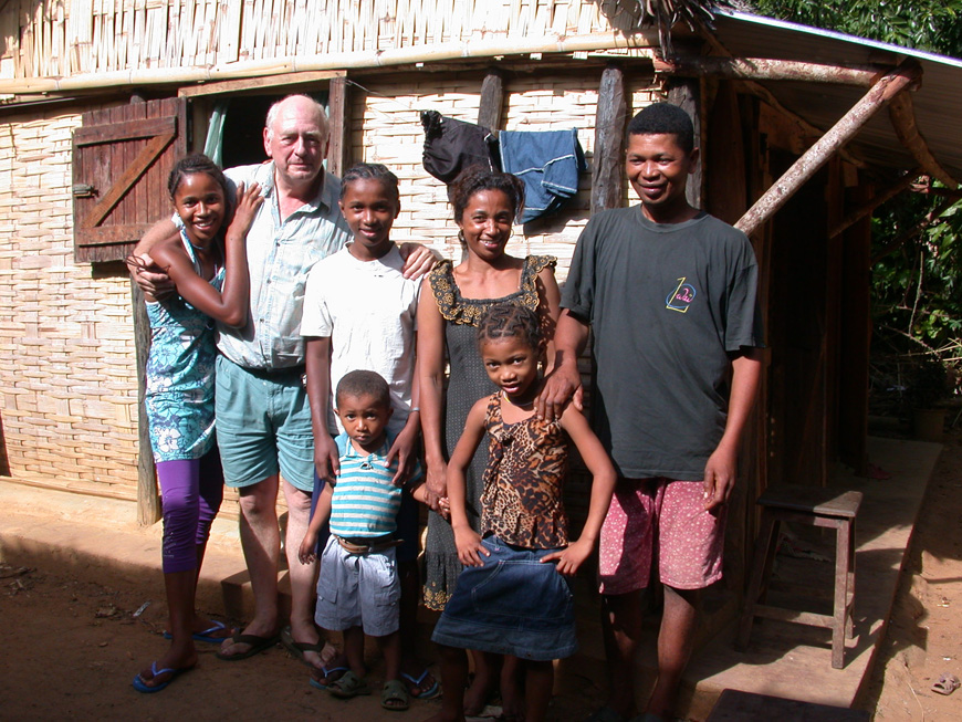La famille de Raymond à Sahamalany