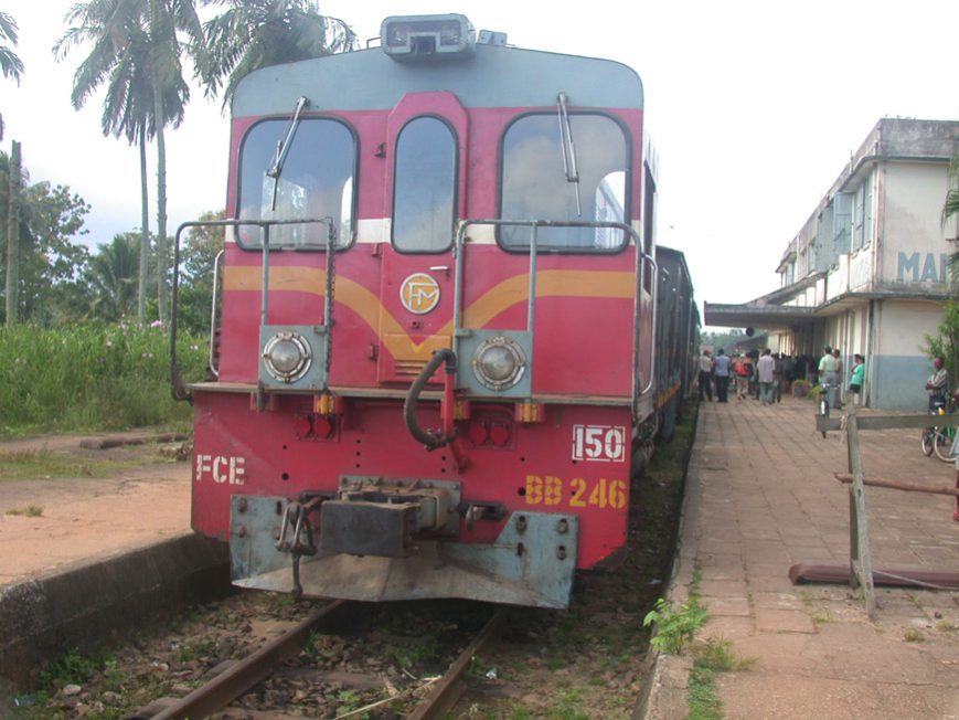 Le train à Manakara