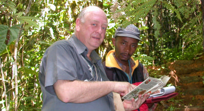 Le guide Christin et l’auteur (Andasibe, 27.01.06)