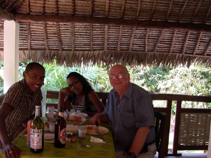 A table avec Michel et Kanto