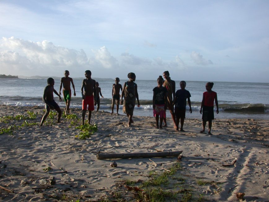 jeunes sur la plage